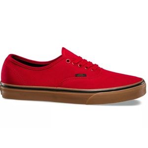 vans red brown